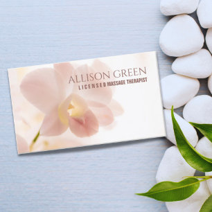 SPA Beauty Salon Massage Therapist Flower Shop Visitkort