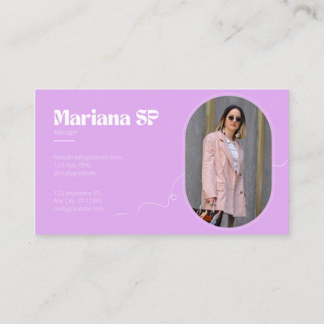 Spa & Beauty Studio Consultant Visitkort (Baksida)