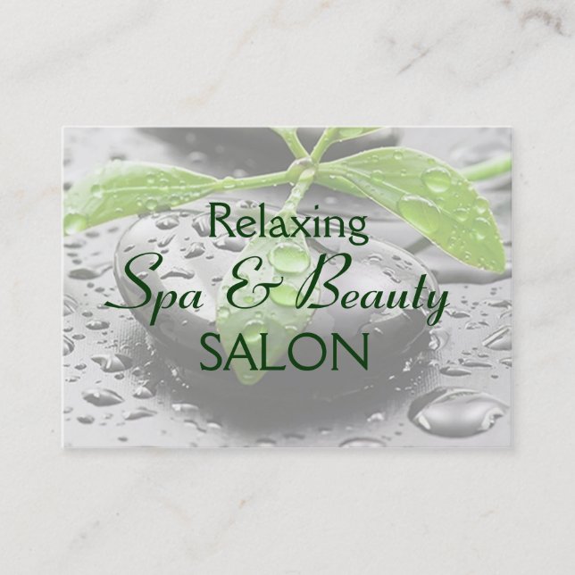 Spa&Beauty visitkort (Framsida)