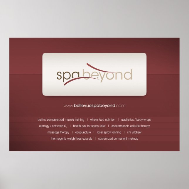 Spa Beyond Poster (Framsidan)