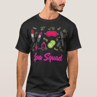 Spa Birthday Spa Squad T Shirt