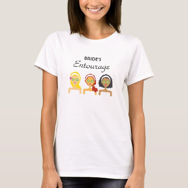 Spa Bride Entourage T-Shirt (Framsida)