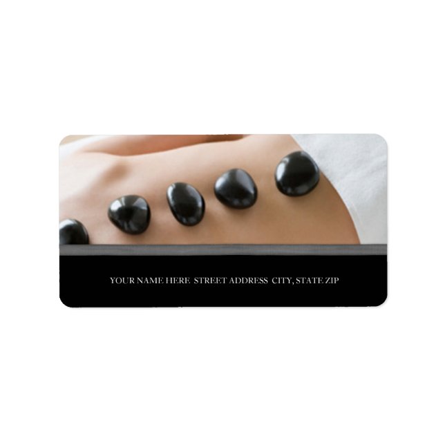 Spa Business Adressetiketters Adressetikett (Framsidan)