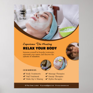 Spa Center-Anpassningsbar Poster