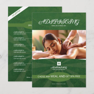Spa Center Bord Tent Mall Template