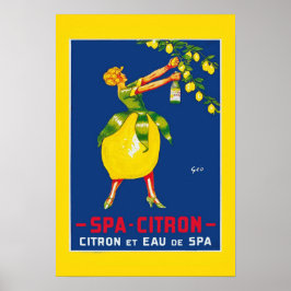 Spa Citron Vintage affisch