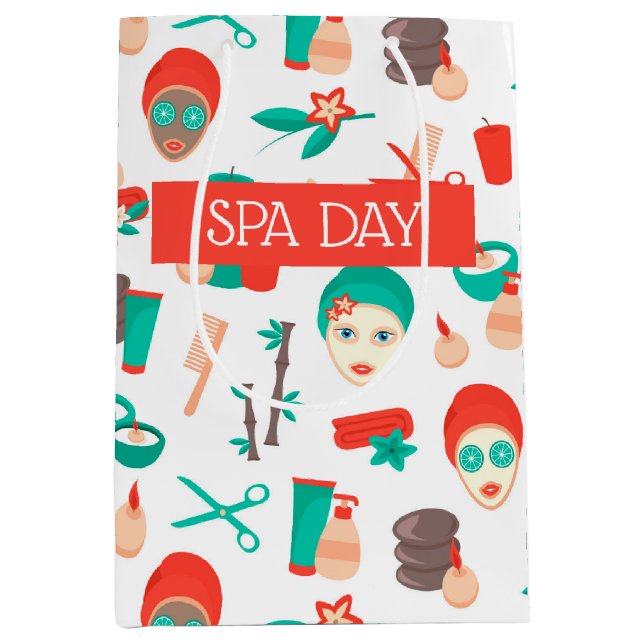 Spa-dag Själv Kärlek Vibes Presentpåse (Framsidan)