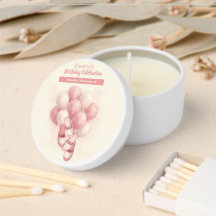 Spa-dagsfödelsedag, Rosa ballonger Tofflor