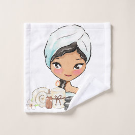 SPA DAY Birthday tvättar trasa