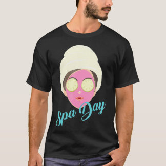 Spa Day Coola Relaxage Massage Therapy Funny Girl T Shirt
