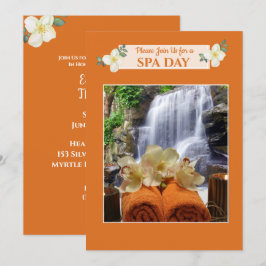 Spa Day-inbjudan Inbjudningar