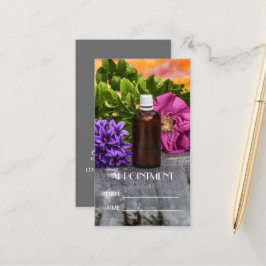 SPA Essential Oil Massage AromaTherapi Möte Tidsbeställning Kort