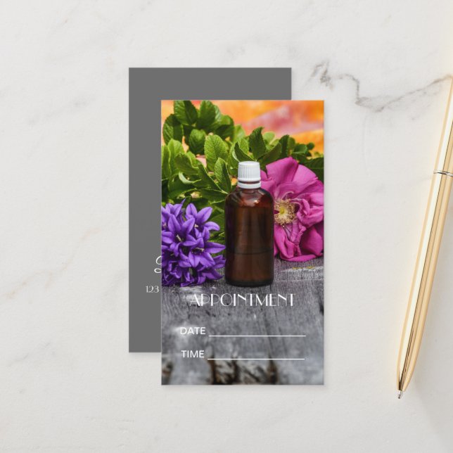 SPA Essential Oil Massage AromaTherapi Möte Tidsbeställning Kort (Fram/Back In Situ)