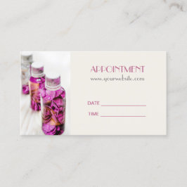 SPA Essential Oil Massage AromaTherapi Möte Tidsbeställning Kort