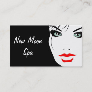 Spa Hair Beauty Salon Cosmetolog Makeup Artist Visitkort