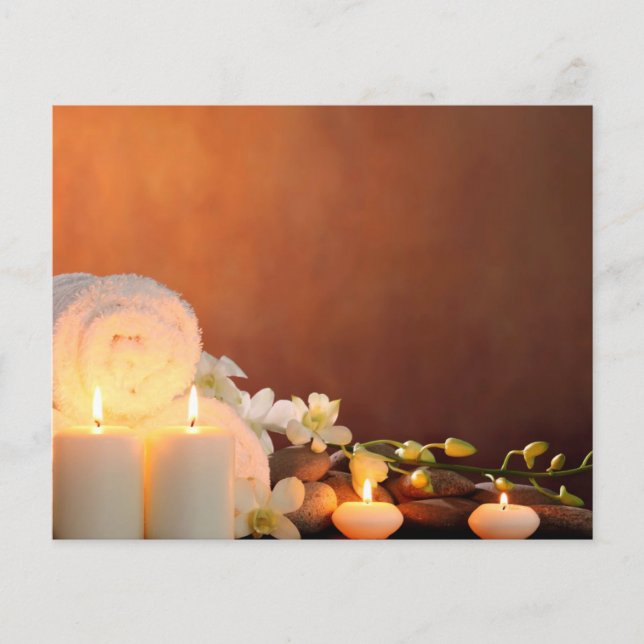 Spa hälsa skönhetsmassage Flyer (Framsidan)