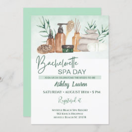 Spa-inbjudan för möhippa inbjudningar