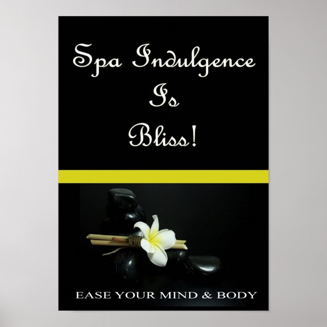 Spa Indulgence är Bliss Poster (Framsidan)