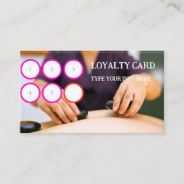 SPA LOYALTY CARD VISITKORT
