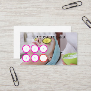 SPA LOYALTY CARD VISITKORT