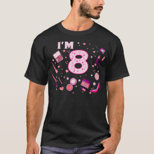 Spa Makeup 8:e födelsedag för Little Girl Maniboyi T Shirt
