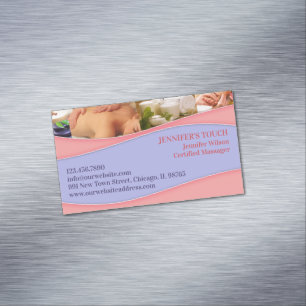 Spa Massage Magnetiska Visitkort
