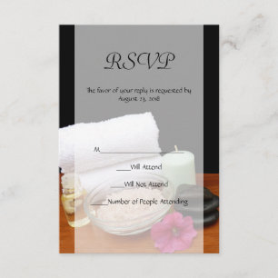 Spa/massage/pedicure Salon Scene Black/Färg OSA Kort
