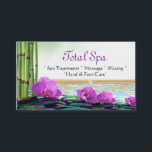 Spa Massage Salon Affärskort Lila White Visitkort<br><div class="desc">Perfekt för alla verksamheter som rör spabehandlingar, massage, vaxning, avslappning, skönhet, en resort osv.!</div>