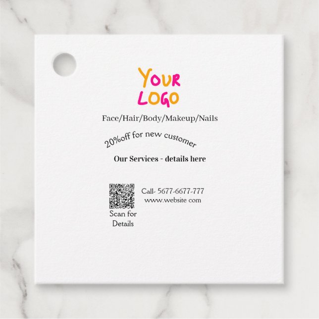 Spa massage salon discount offer services contact  gåvor etiketter (Framsida)