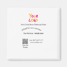 Spa massage salon discount offer services contact  magnet