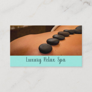 Spa massage, skönhetterapeut visitkort