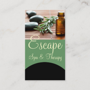 Spa Massage Terapeut Klinik Wellness Företag Visitkort
