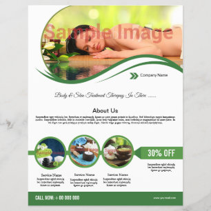 Spa och Beauty Salon Flyer