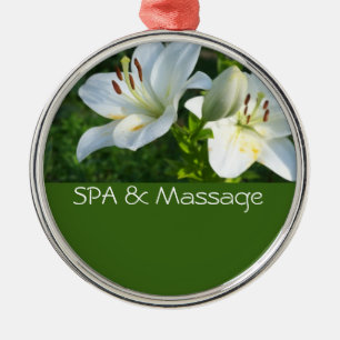 SPA och massage Julgransprydnad Metall
