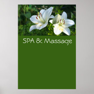 SPA och massage Poster