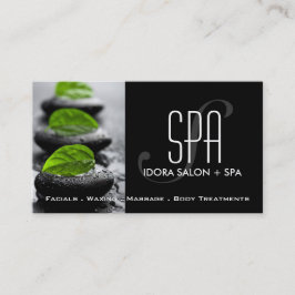 Spa och massagevisitkortmall tidsbeställning kort