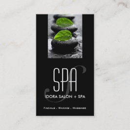 Spa och massagevisitkortmall tidsbeställning kort