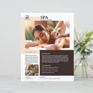 Spa- och skönhetsvårdstjänst Flyer Mall