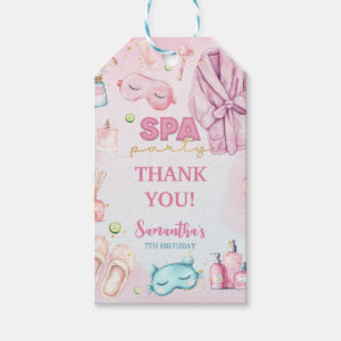 Spa Party Birthday, Sleepover, Slumber Party Presentetikett