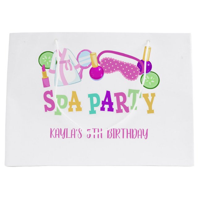 Spa Party Gift-blogg (Framsidan)