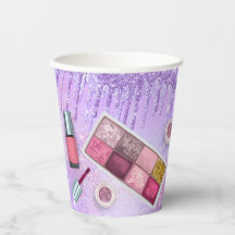 Spa Party Glam Girl Födelsedagsfest Salon Lila