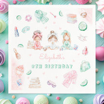 Spa Party Pastel Birthday