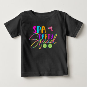 Spa Party Squad Funny Birthday Tema T Shirt