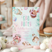 Spa party tjejer Glam Födelsedagsfest