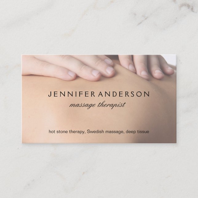 Spa rekreat | Massage (avtalat kort) Tidsbeställning Kort (Framsida)