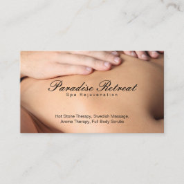 Spa rekreat | Massage Visitkort