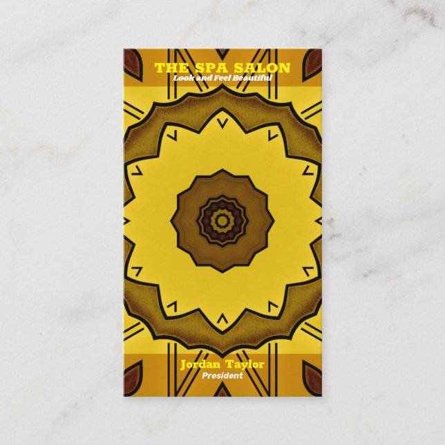 Spa Salon Affärskort Visitkort (Framsida)
