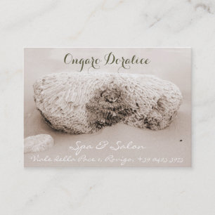 Spa, salong & hälsavisitkortmall visitkort