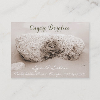 Spa, salong & hälsavisitkortmall visitkort