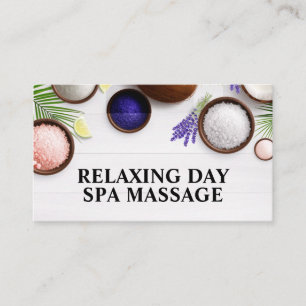 Spa Salts och Handflatan Visitkort